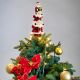 6. Glas-Christbaumspitze „Weihnachtsmänner“ 28,5 cm