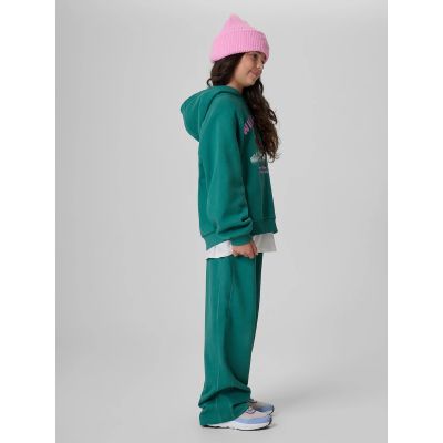 4. Lockerer Mädchen-Sweatshirt mit Kapuze 4F 4FJKAW26TSWSF3136-46S
