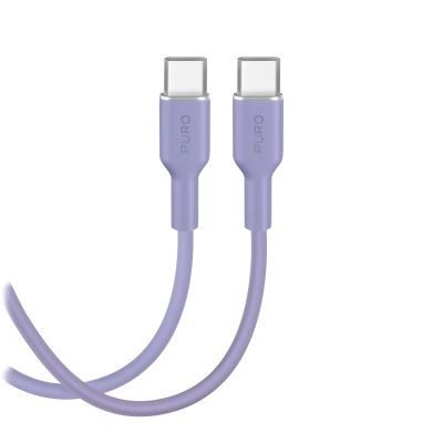 2. Puro ICON USB-C – USB-C-Kabel 1,5 m – Lila