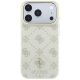 3. Guess Peony 4G MagSafe-Hülle mit kleinem Logo für iPhone 17 Pro / 18 Pro – Beige