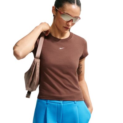 3. Nike Sportswear Chill Knit Damen-T-Shirt Hellbraun FV5508 259