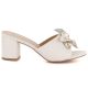 2. Beige Damen-Flip-Flops mit Blumenmuster, Potocki LE20336