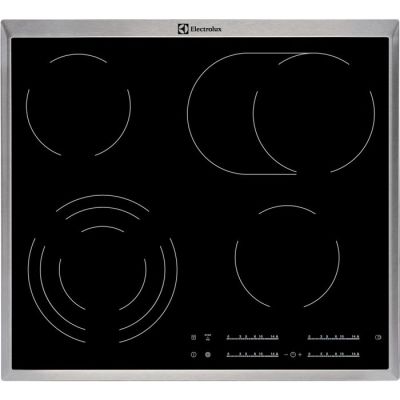 Electrolux EHF46547XK Keramikkochfeld (4 Kochzonen; schwarz)