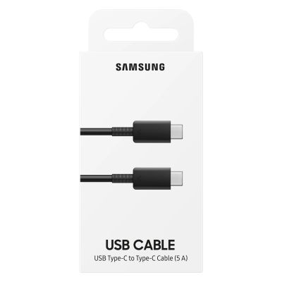 4. Samsung USB-C-Kabel 480 Mbit/s 5 A 1 m (EP-DN975BBEGWW) – Schwarz