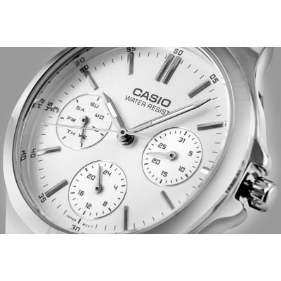 4. CASIO LTP-V300D-7 Damenuhr + Box