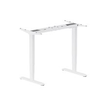 Equip 650814 Stehtischgestell, elektrisch betrieben, 2 Beine, weiß