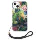 2. Guess GUOHCP14SHFLSB iPhone 14 6.1 "blau / blauer Hardcase Flower Strap