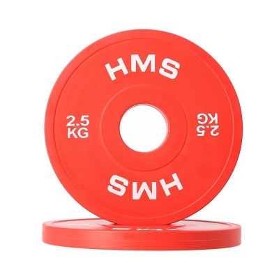 2. Olympische Hantelscheibe 2x2,5kg Rot HMS CBRS25
