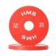 2. Olympische Hantelscheibe 2x2,5kg Rot HMS CBRS25
