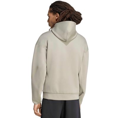 3. adidas ZNE Sweatshirt mit durchgehendem Reißverschluss für Herren, Grün KF3834