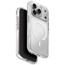 Uniq LifePro Xtreme Magclick Ladehülle für iPhone 18 Pro / 17 Pro – Transparenter Glitzer