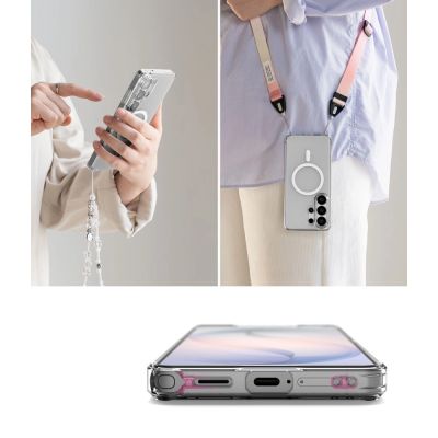 7. Ringke Fusion Magnetische MagSafe Hülle für Samsung Galaxy S26 Ultra – Transparent