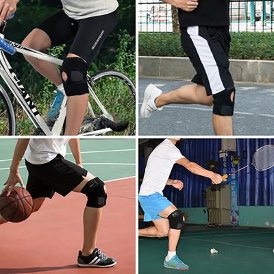 15. Rockbros LF1106L Sportprotektor für Patella und Kniegelenk, Größe L - schwarz