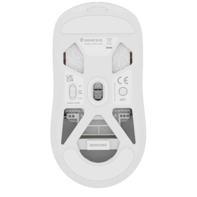 3. GENESIS NMG-2194 Gaming-Maus, beidhändig bedienbar, Bluetooth + USB Typ-C, optisch, 26000 DPI