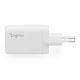 3. Digitus GaN II 67W Wandladegerät | 2x USB-C, 1x USB-A | PD 3.0, QC 3.0 | Weiß