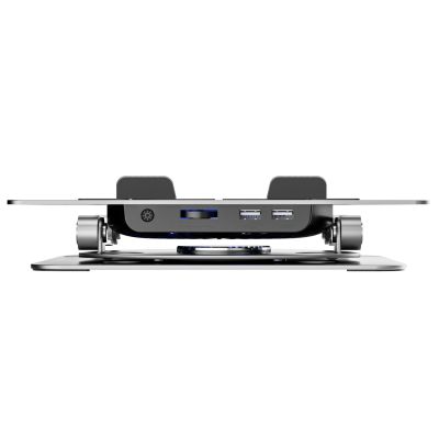 3. Wozinsky WDCX-X16-AS CoolBase RGB 360°-Kühlständer für Laptop und Tablet – Silber