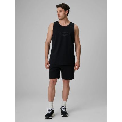 3. Ärmelloses Herren-T-Shirt mit Aufdruck, reguläre Passform, 4F 4FRSS26TSLEM331-20S