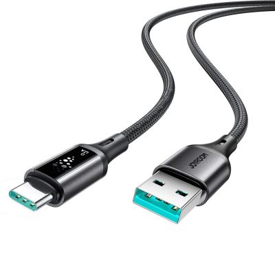 2. Joyroom S-A60 StarTalk 3A USB-A-auf-USB-C-Kabel, 1,2 m, schwarz