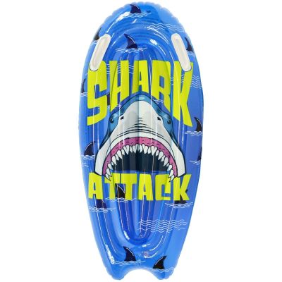 23. Aufblasbares Schwimmbrett 100 x 50 cm Hai 35017 Blau