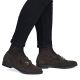 6. Braune Damen-Loafer aus Wildleder, Modell Rieker 46262-25