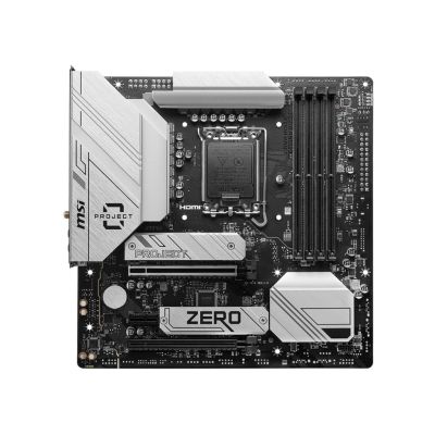 MSI B760M PROJECT ZERO Intel B760 LGA 1700 Micro-ATX-Mainboard