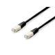 2. RJ-45 (W) auf RJ-45 (W) Patchkabel 5 m - S/FTP - CAT 6a - halogenfrei, litzenförmig