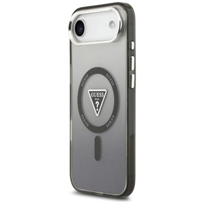 2. Guess IML Gradient Triangle Logo MagSafe Hülle für iPhone Air - Schwarz