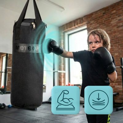 14. Meteor 6kg Boxsack und 6oz Boxhandschuhe Set