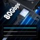 9. Wozinsky WPS-16AYL3S DisplayPort 2.1 Kabel 80 Gbit/s 16K@60Hz 8K@120Hz 4K@240Hz HDR HDCP DSC 3m - Schwarz