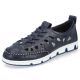 31. Rieker W RKR652 marineblaue durchbrochene Lederschuhe