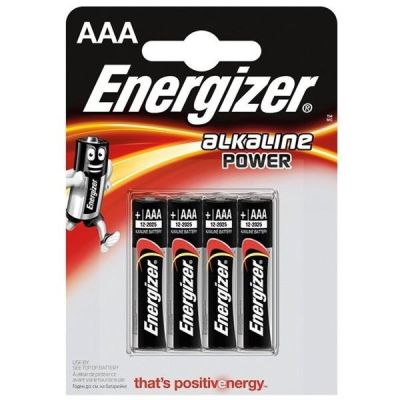 LR03 ENERGIZER AAA-Batterien, Blisterpackung mit 4 Stück