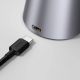 22. Baseus Smart Eye kabellose LED-Schreibtischlampe mit Akku 2200 mAh grau (DGZG-0G)