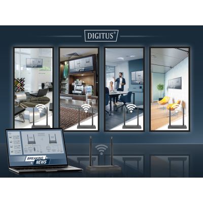 6. Digitus 4K Wireless HDMI KVM Extender Kit, 150 m