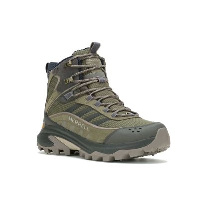 4. Merrell Moab Speed 2 Thermo Mid WP Wanderschuhe - Triple Black Größe: 43_5