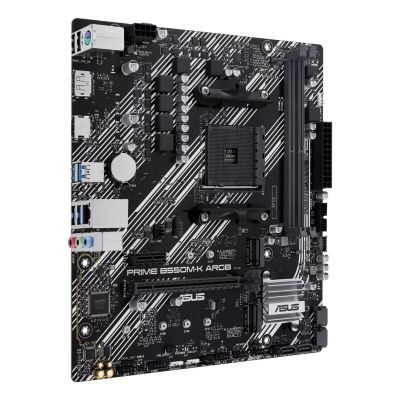 3. ASUS PRIME B550M-K ARGB AMD B550 Sockel AM4 Micro-ATX