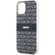 6. DKNY IML Mono & Stripe MagSafe Hülle für iPhone 15/14/13 – Schwarz