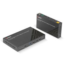 Lindy 70m Cat.6A TypeC KVM-Extender und HDMI HDBaseT 3.0 (38346)