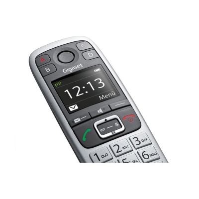 5. Gigaset E560 schnurloses Innentelefon mit großen Tasten – Platin