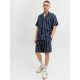 6. Jack&Jones Herren-Streifenshorts JPSTJAIDEN COBA STRIPE JOG SHORTS REG SN 12274413 SKY CAPTAIN/STRIPES