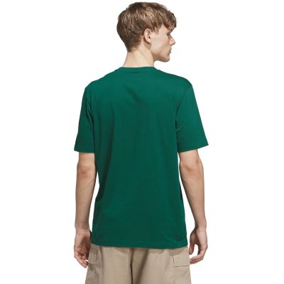 3. adidas Herren-T-Shirt mit Wasserfall-Grafik, Grün, KS2173