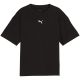 2. Puma Ess Boxy Tee mit zentriertem Katzenlogo für Kinder, Schwarz, 685131 01