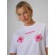 4. Locker geschnittenes Damen-T-Shirt mit Aufdruck 4F 4FRSS26TTSHF3882-10S
