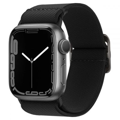 Spigen Fit Lite Armband für Apple Watch 4/5/6/7/8/9/SE/Ultra (42/44/45/49 mm) – Schwarz