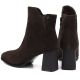5. Braune Damen-Ankle-Boots aus Leder mit hohem Absatz, Marke Big Star UU274379