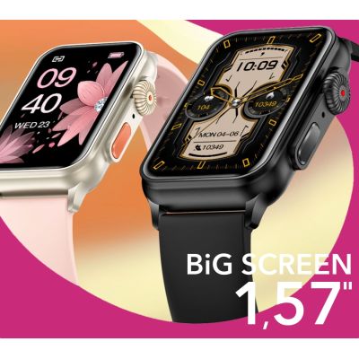 5. RUBICON RNCF06 Schwarze/Dunkelblaue Damen-Smartwatch SMARUB220