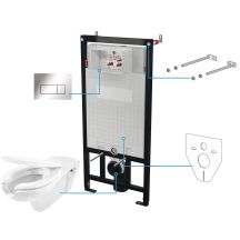 6-in-1 Unterputz-WC-Set