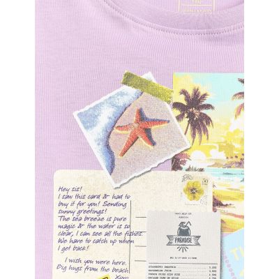6. Mädchen-T-Shirt mit Aufdruck, regulär, Größe 4F 4FJRAW26TTSHF4326-052S