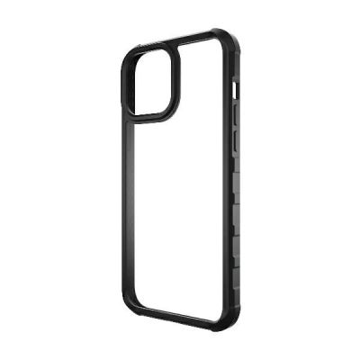 6. PanzerGlass ClearCase antibakterielle, nach Militärstandard zertifizierte Hülle für iPhone 13 Pro Max – transparent und schwarz