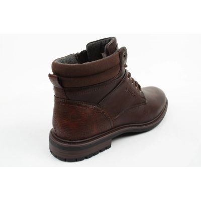 5. Wrangler Herrenschuhe George Stiefeletten, braune Stiefeletten mit Reißverschluss