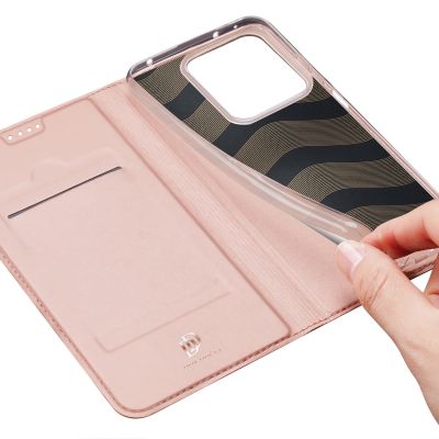 8. Dux Ducis Skin Pro Hülle mit Klappe und Kartenfach für Xiaomi Redmi Note 13 5G – Pink